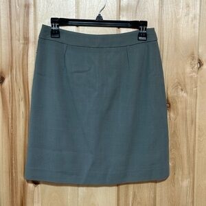 Reiss Light Grey Wool Mini Skirt Size 6